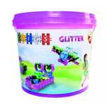 Klocki konstrukcyjne Glitter z brokatem 8w1. Clics Toys. Nowy Produkt