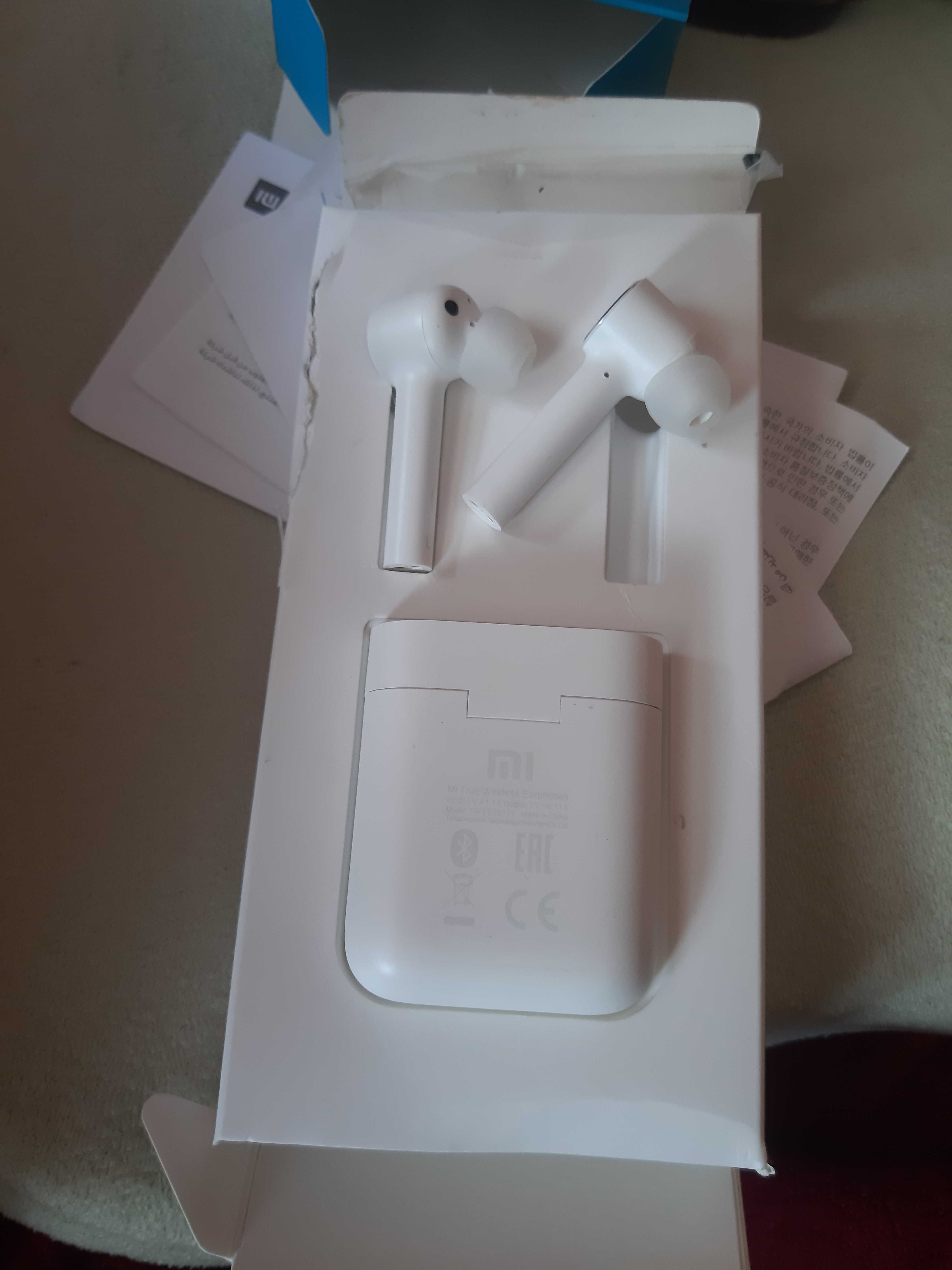 Słuchawki bezprzewodowe Mi True Wireless Earphones białe Xiaomi