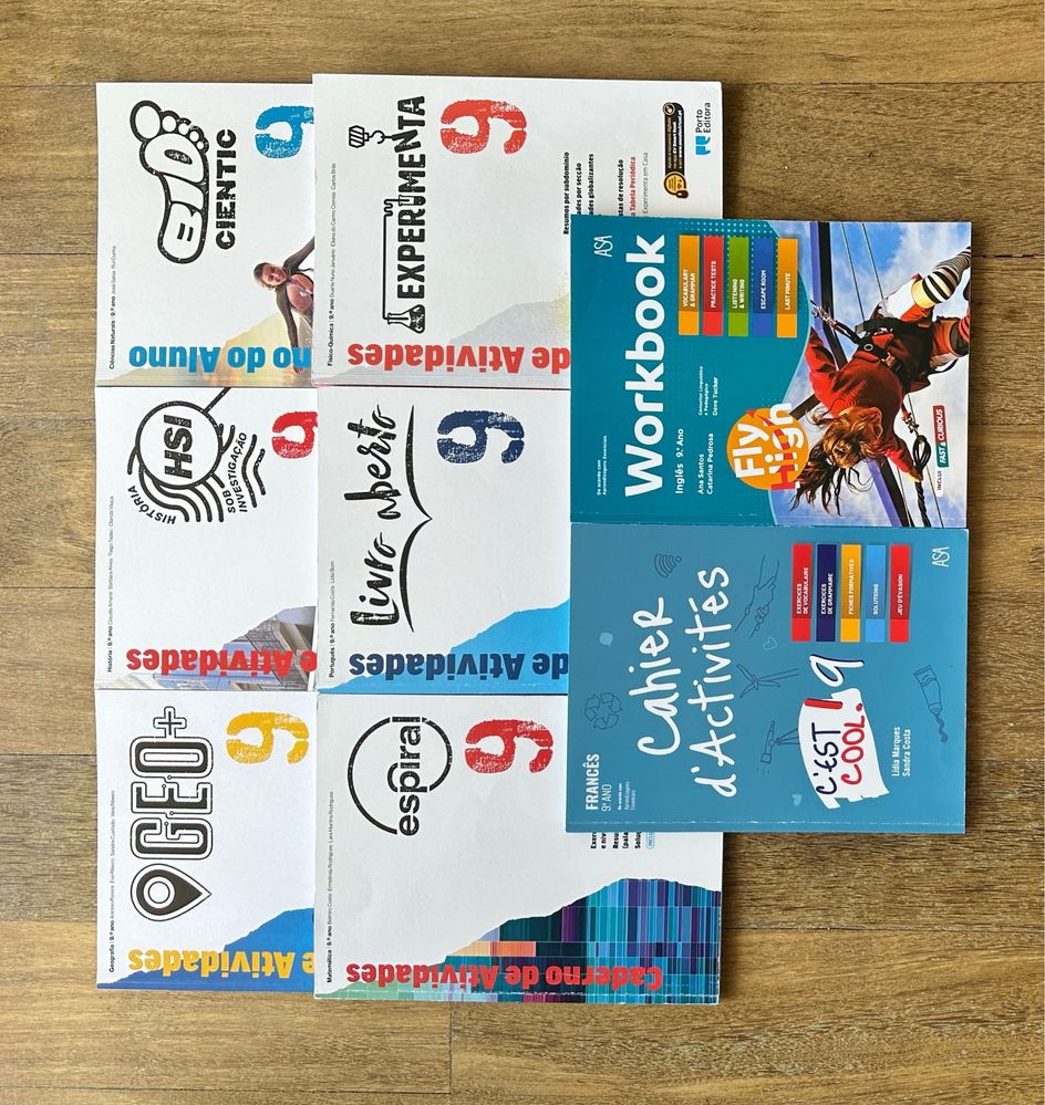 Pack de livros de fichas do 9º ano