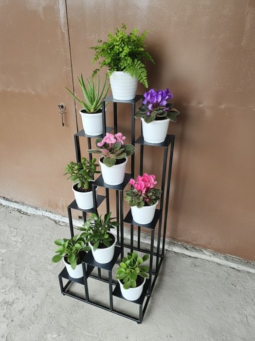 Kwietnik Stojący 9 Poziomów Kaskada XXL 120cm