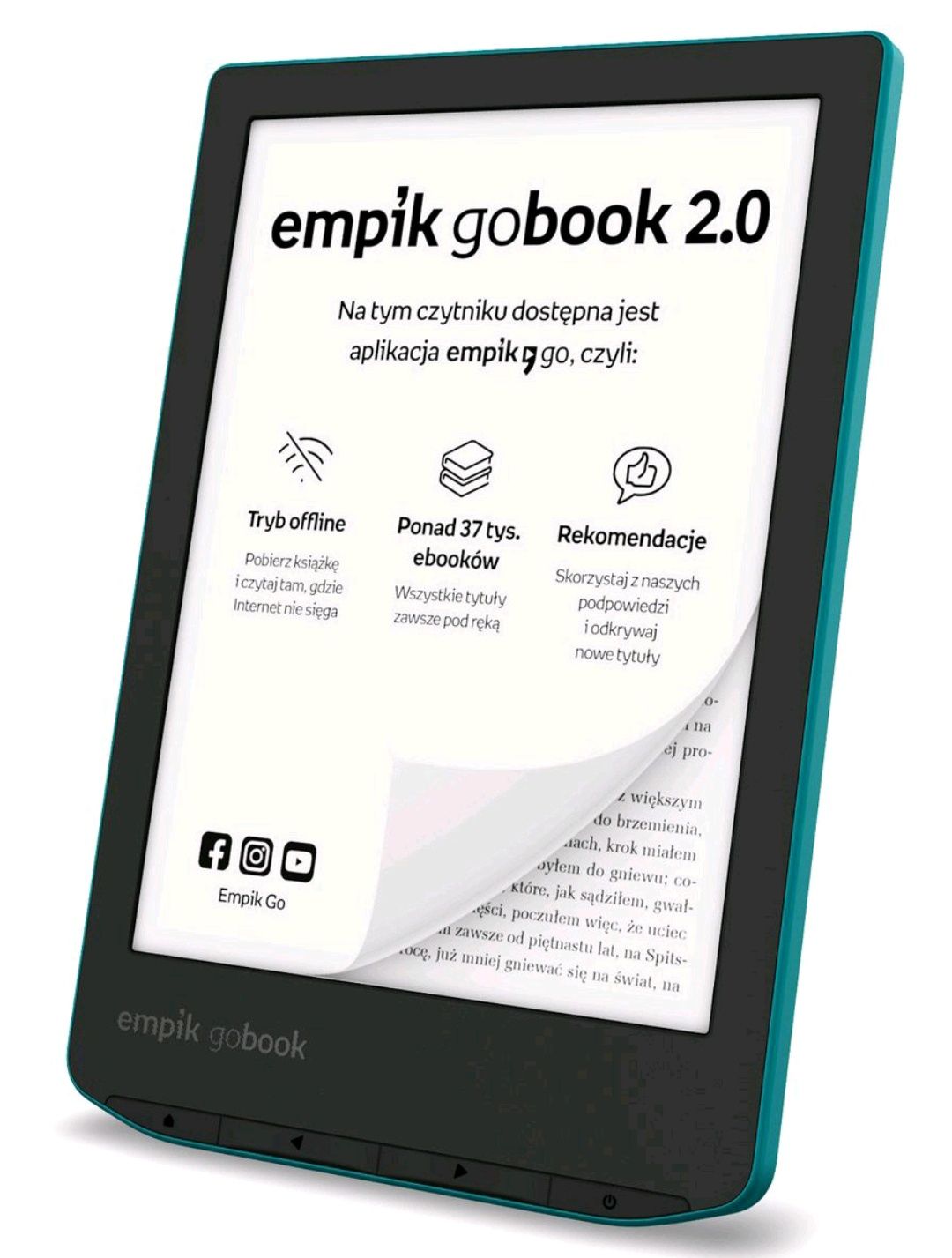 Czytnik Empik GoBook 2.0 + 90dni Empik MAX GO