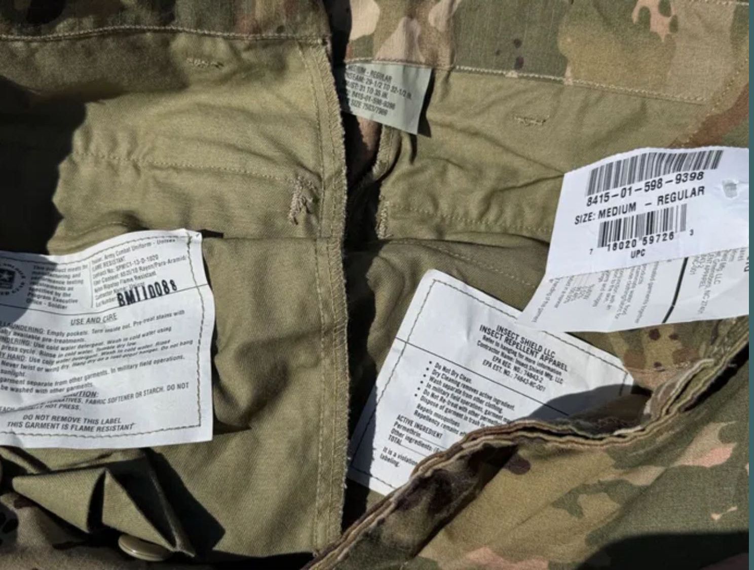 Оригінальні вогнестійкі штани армії США US Army Medium-Regular