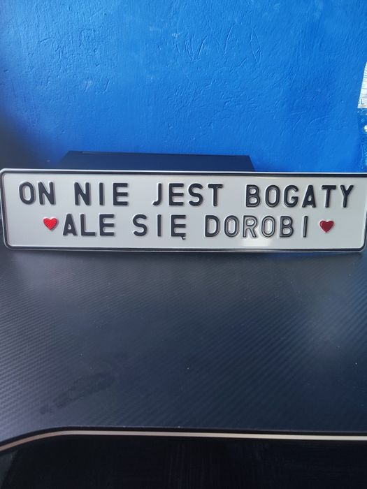Tablice ślubne na samochód
