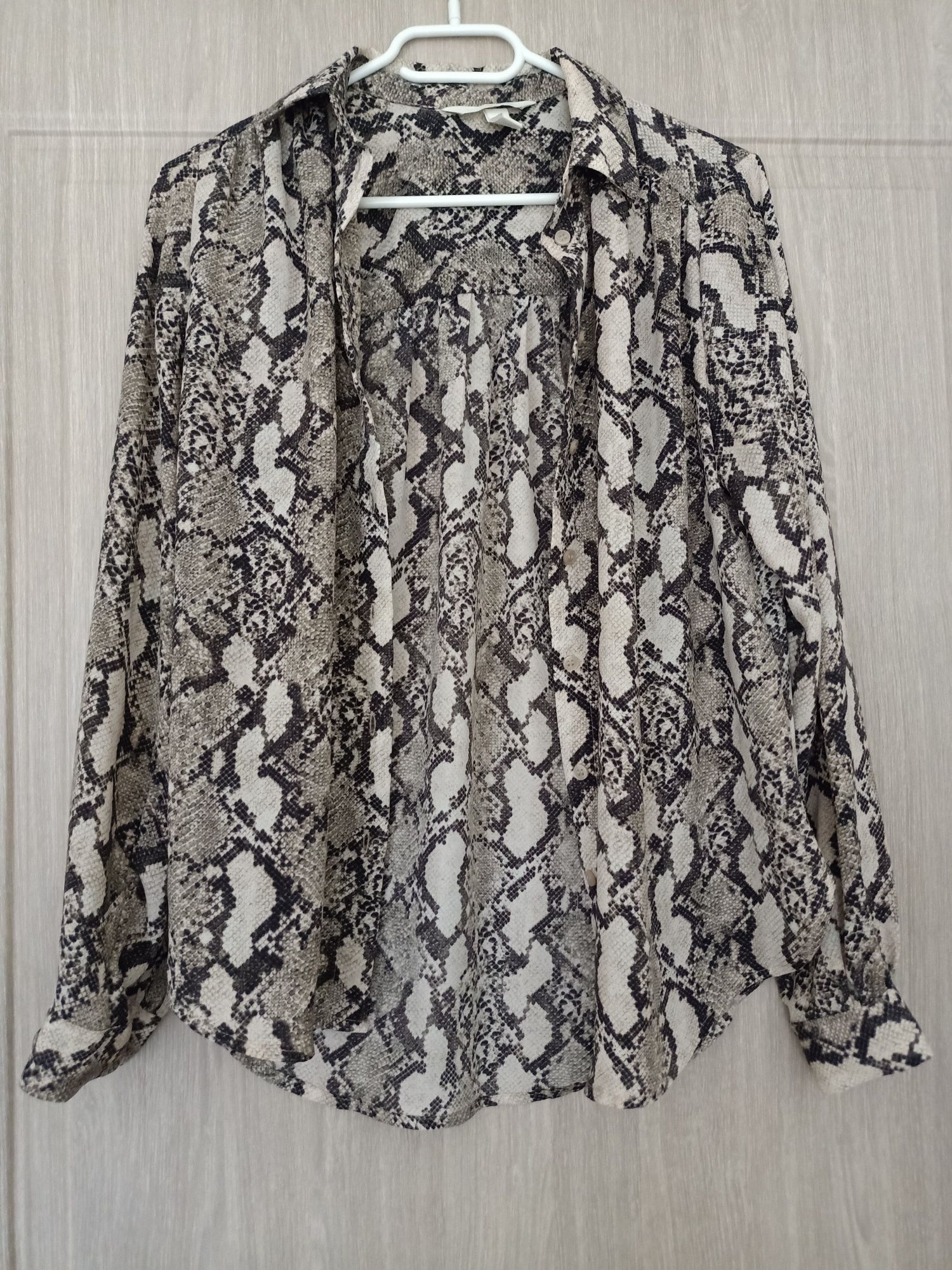Koszula wężowy wzór h&m xs