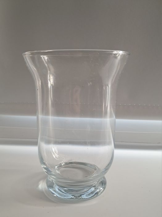 Wazon świecznik szklany