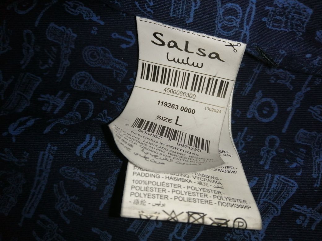 Casaco SALSA pele preto original totalmente novo Tamanho L