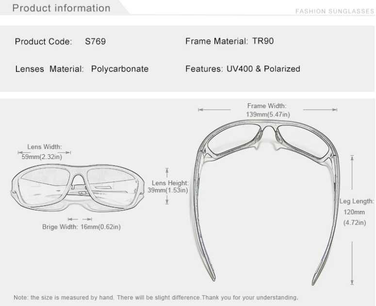 Okulary KingSeven UV400 Black Green