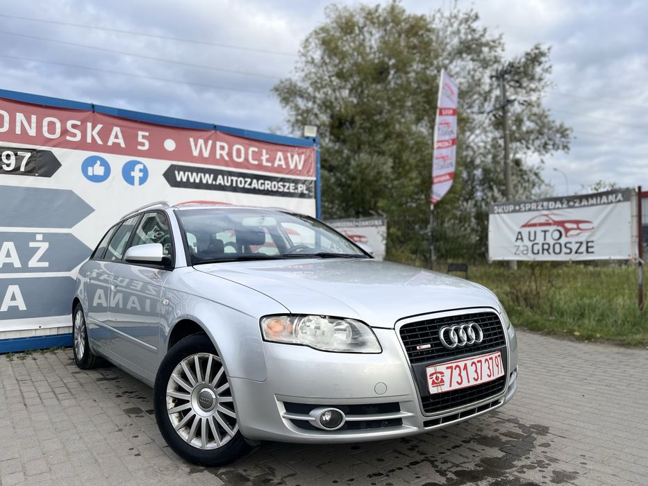 Audi A4B7 Avant 1.9 Diesel//2005//Alufelgi//Dł. Opłaty//HAK//Zamiana