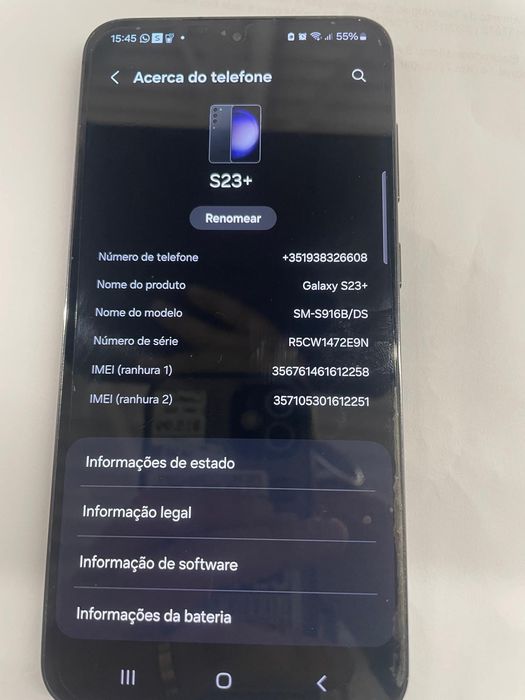 Samsung s 23 plus 512 gb black