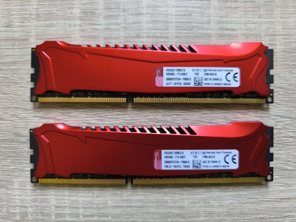 Pamięć RAM DDR3 16GB (2x8) 2400 CL11 Kingston HyperX Savage