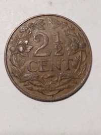 Moeda de 2 1/2 dois Cêntimos e meio 1965 Holanda Antilhas