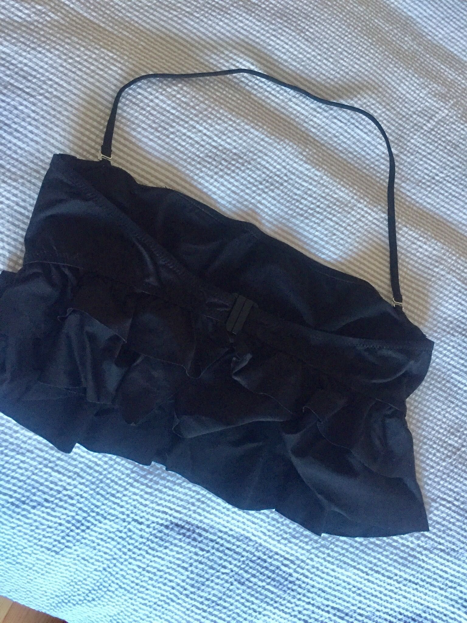 Top de bikini preto