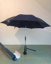 Parasol do wózka UV niebieski mothercare 65 cm