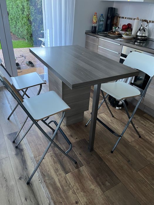 Krzesła wysokie składane