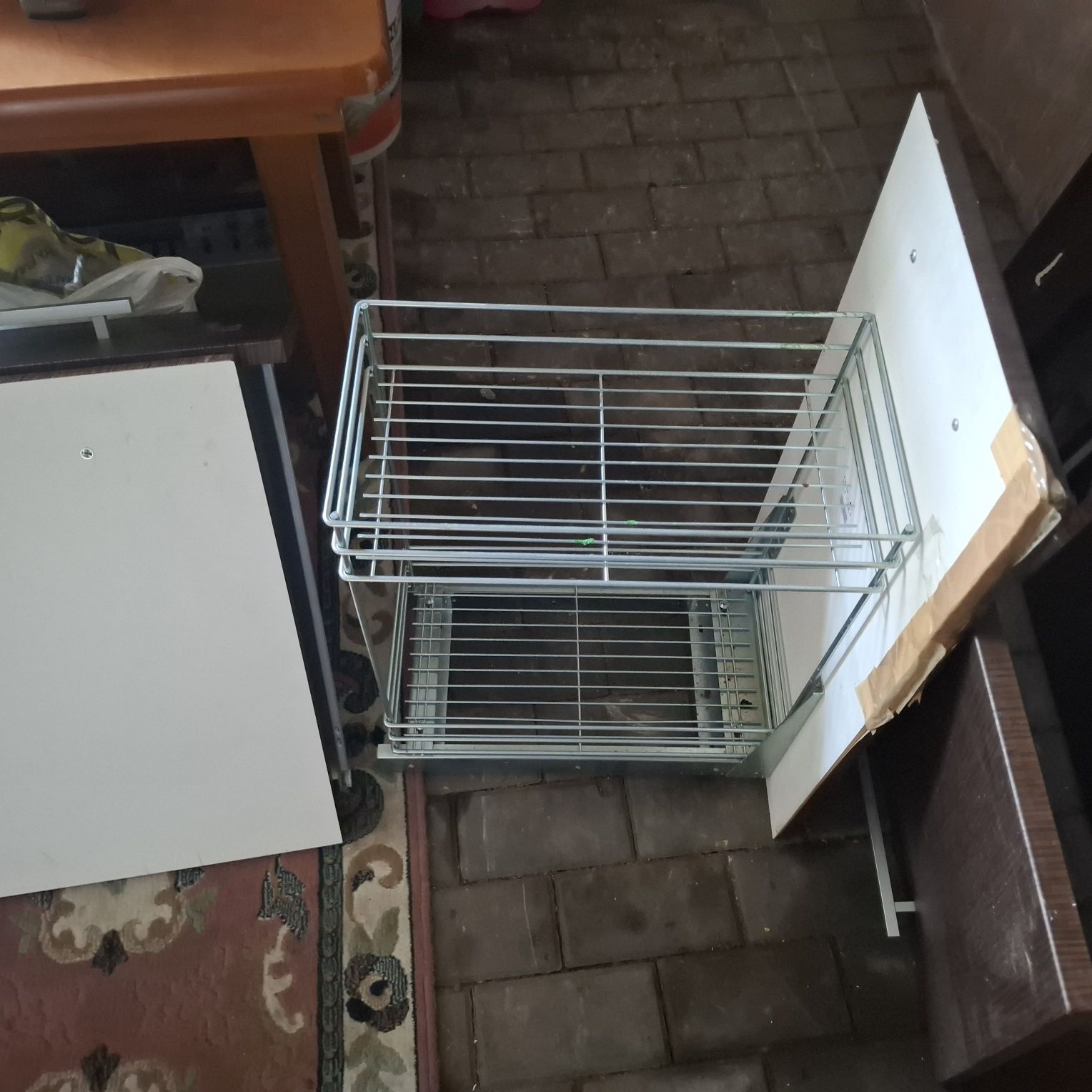 Szafka kuche koszyk kargo fronty pułki, osprzęt porządny Blum zawiasy