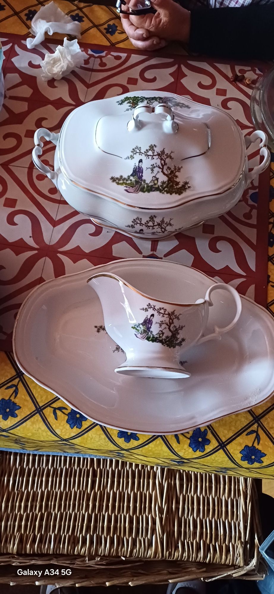 Jogo de porcelana