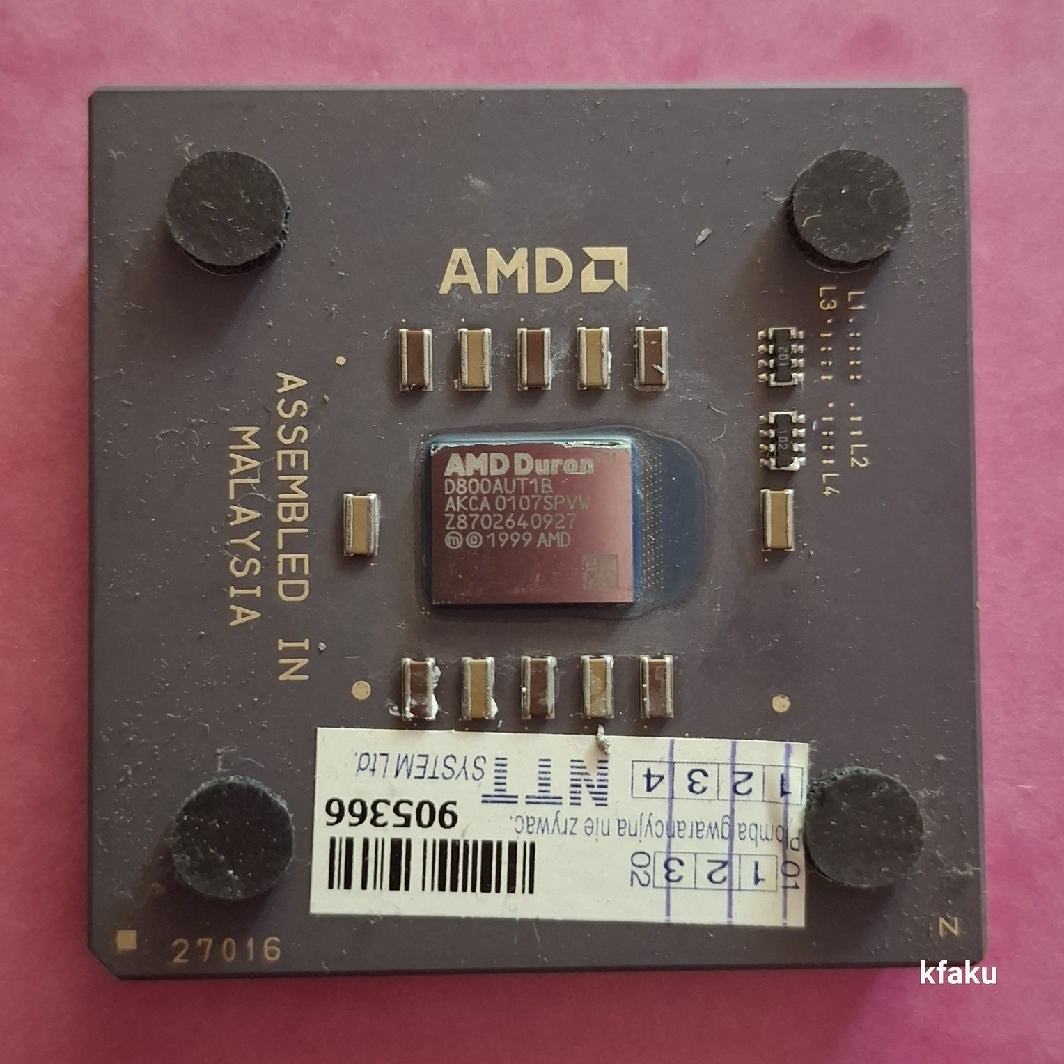 Procesor AMD Duron D800AUT1B socket 462