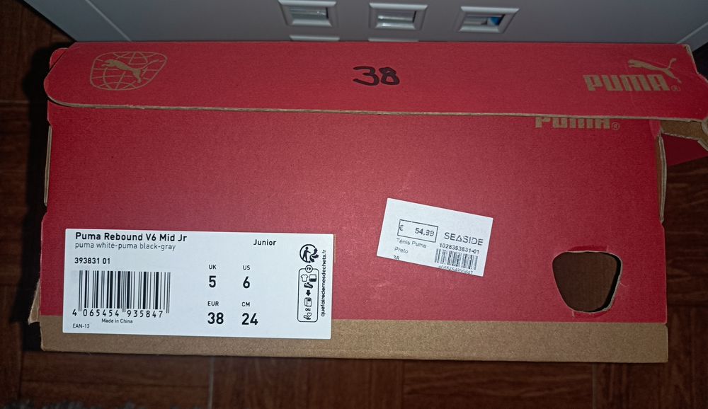 Puma Rebound V6 Mid Jr