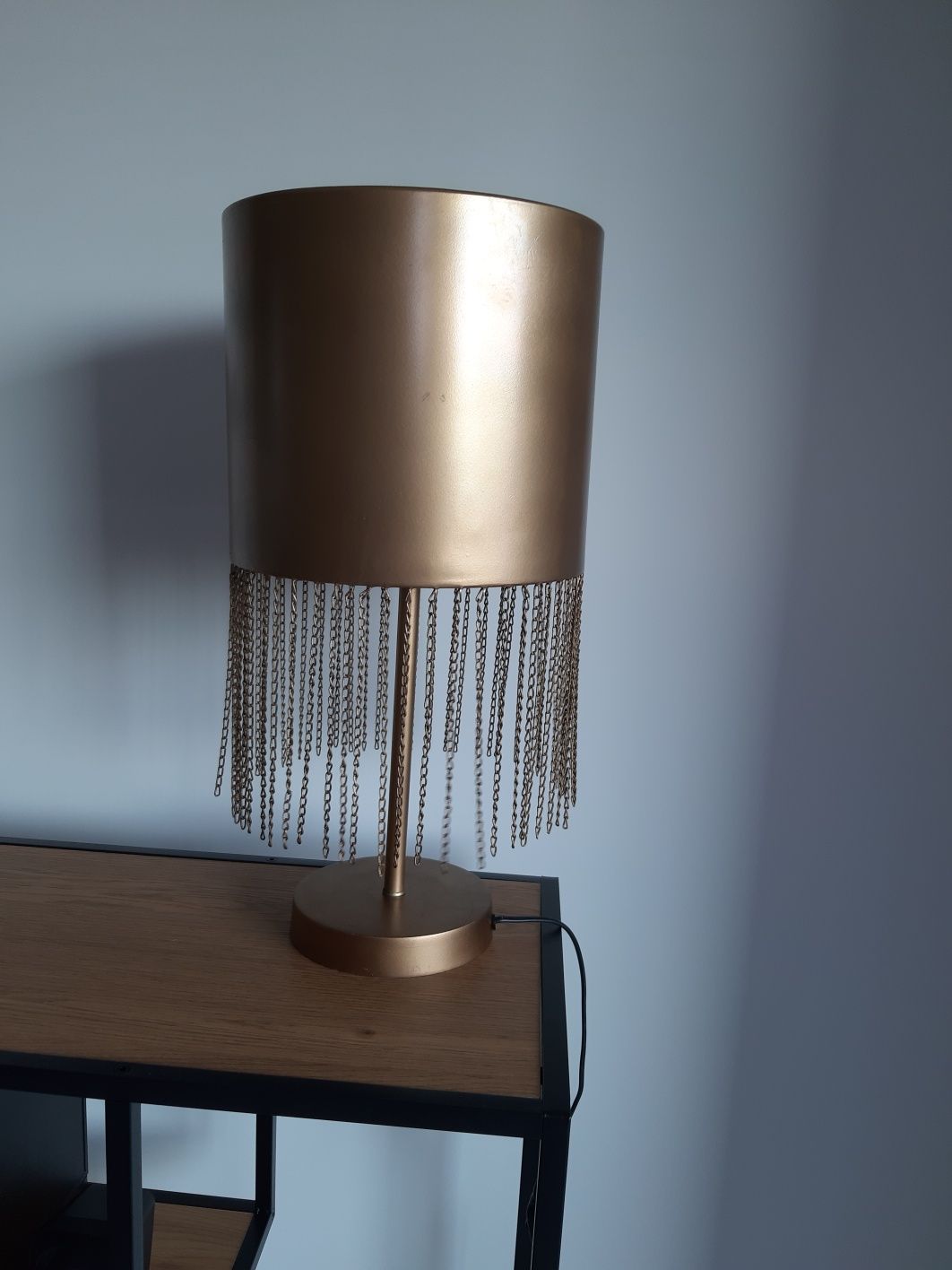 Lampa złota Indie kolekcja lampka vintage łańcuch home glamour boho zł