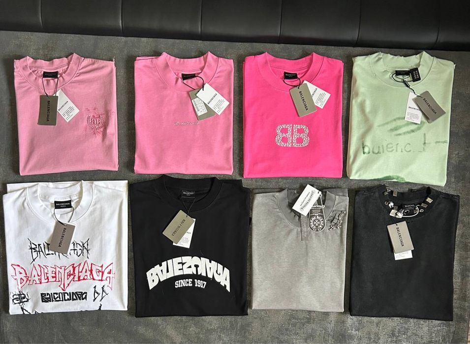 Розпродаж Футболка Balenciaga 2025 преміум якість 1:1 з оригіналом