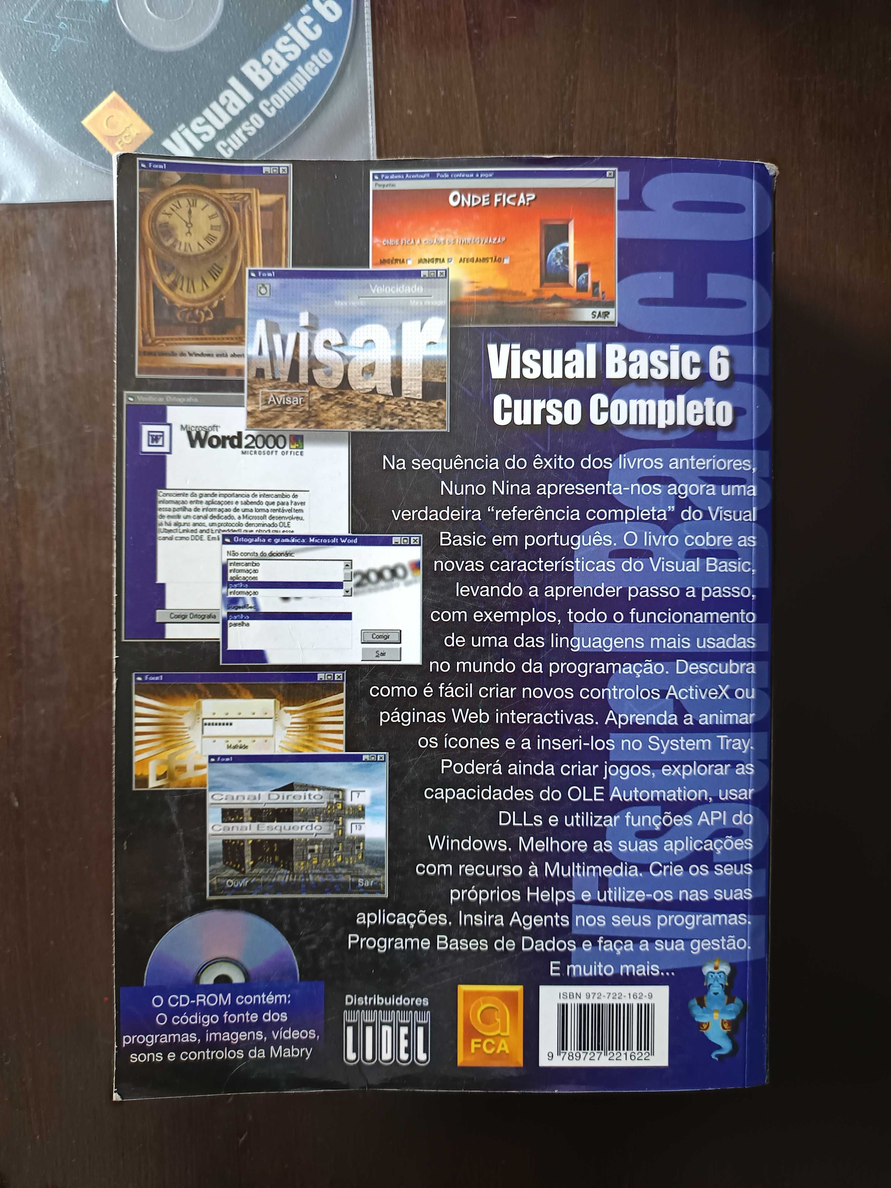 Livro Visual Basic 6 contém CD