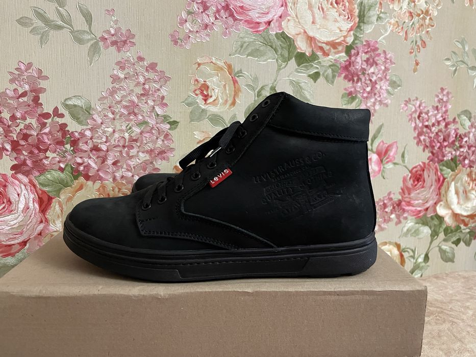 Чоловічі шкіряні черевики Levi’s, зимові, розмір 41