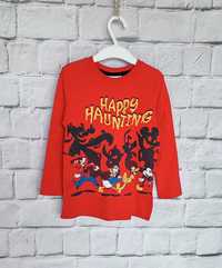 110 * Pepco Disney * bluzka pomarańczowa Halloween Goofy Donald Mickey