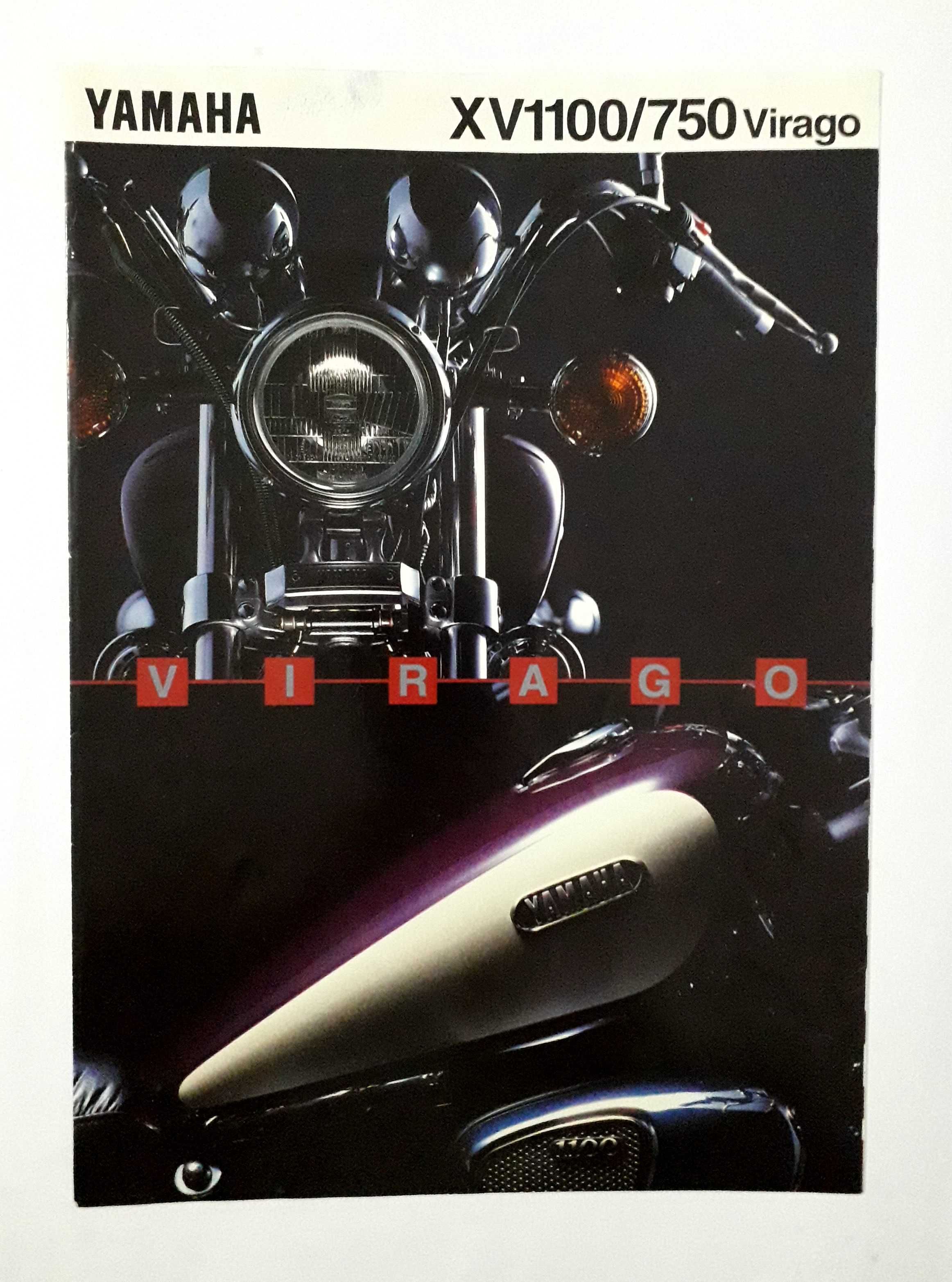 Catálogos Yamaha - 1996 / Virago XV1100 e 750 / Dragstar XVS650