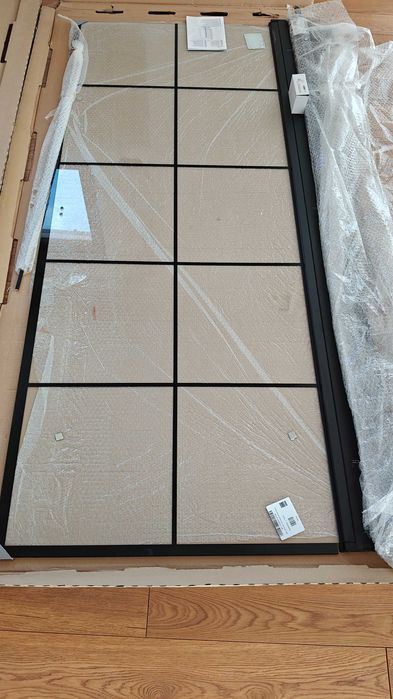 Kabina Prysznicowa Radaway Nes DWJ I 90 Prawe Czarny/Factory