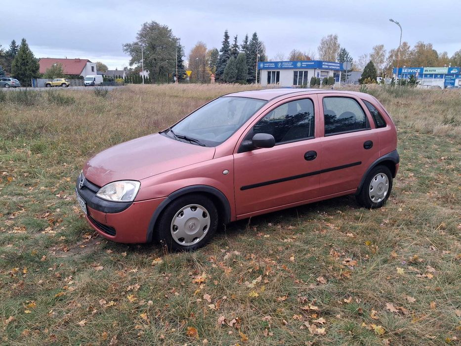Opel Corsa C benzyna klima, wspomaganie, oplaty 10/2026, transport