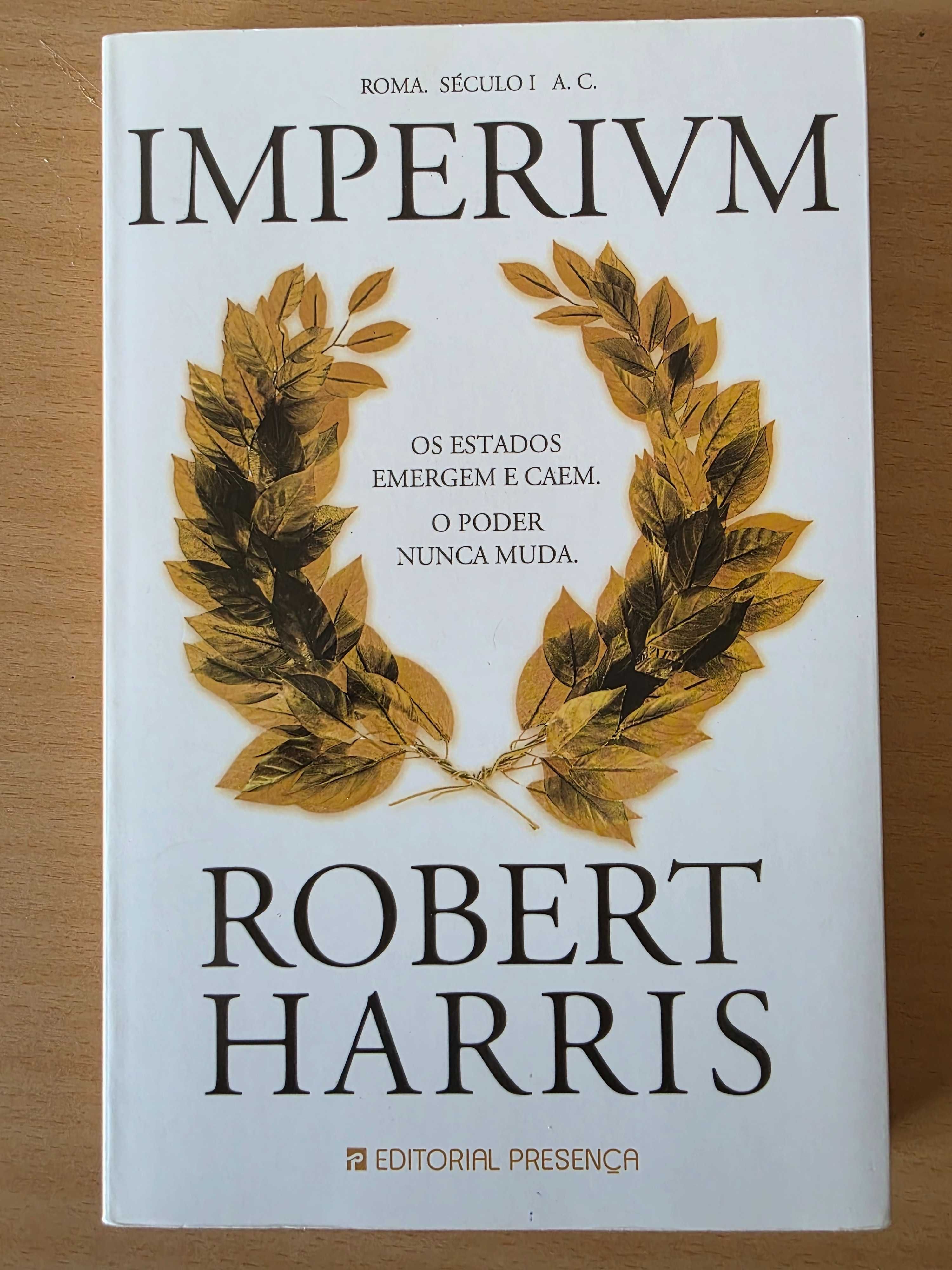 Livro "Imperium: Roma, Século I A.C." de Robert Harris