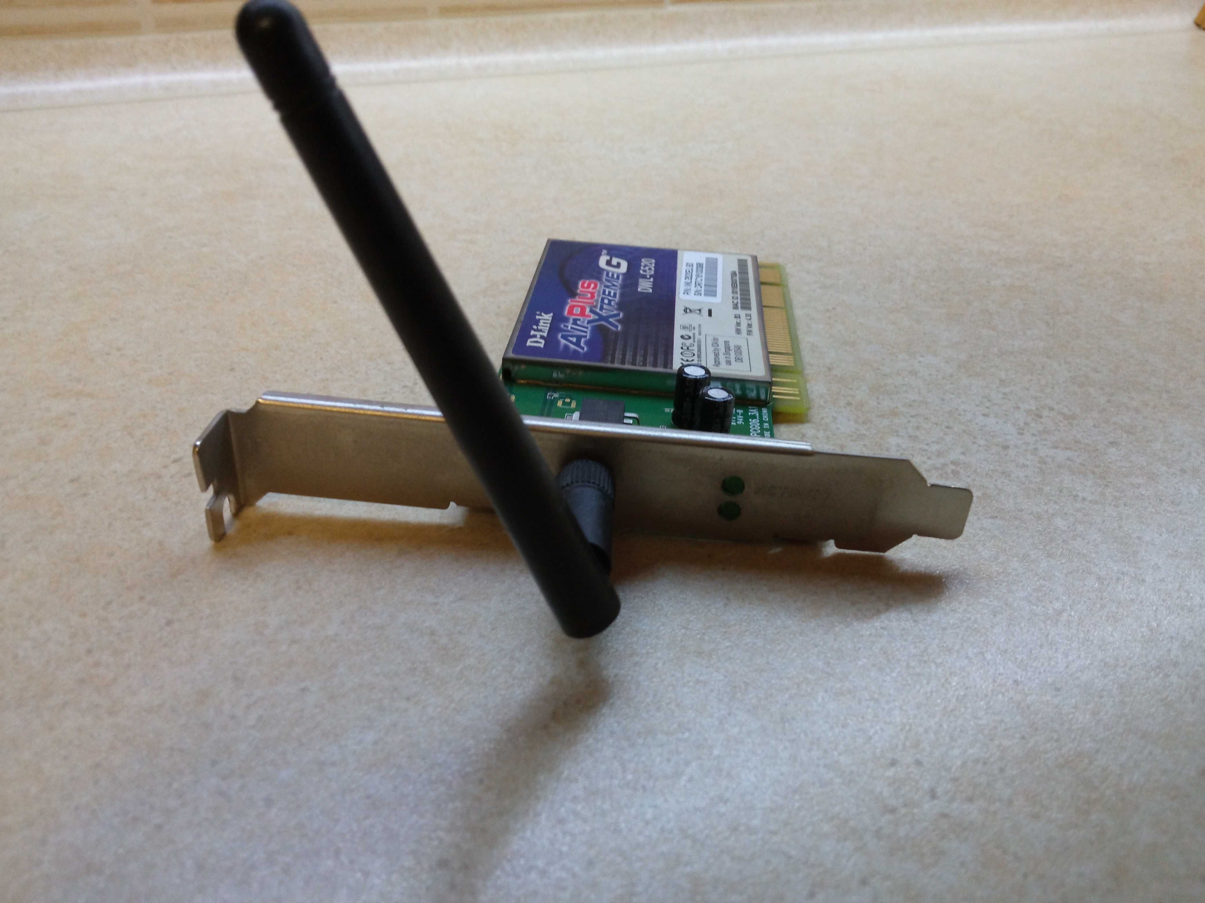 Wi-Fi адаптер мережева карта для ПК PCI D-Link DWL-G520
