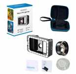 Apexel Etui Obiektyw 100mm Makro 4K LED do Telefonu