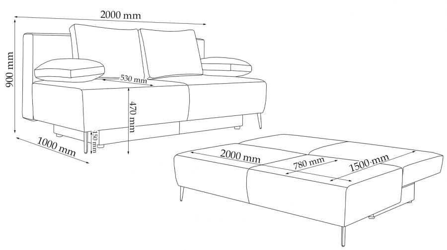 Диван від меблевої фабрики Константа. Дарвін