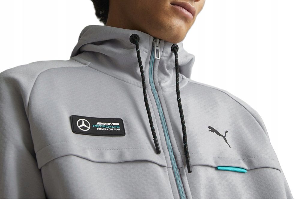 Bluza Puma Mercedes Mapf1 Hooded Sweat Jacket Z Kapturem Na Suwak Xxl