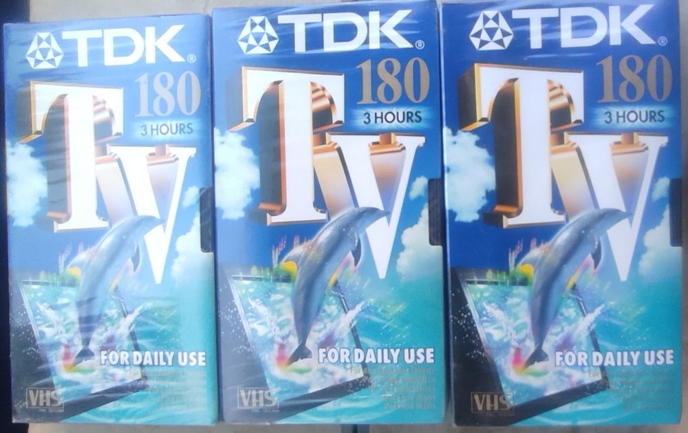 Видеокассеты TDK 180