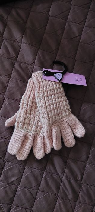 Rękawiczki dziewczęce nowe F&F 9-13 lat