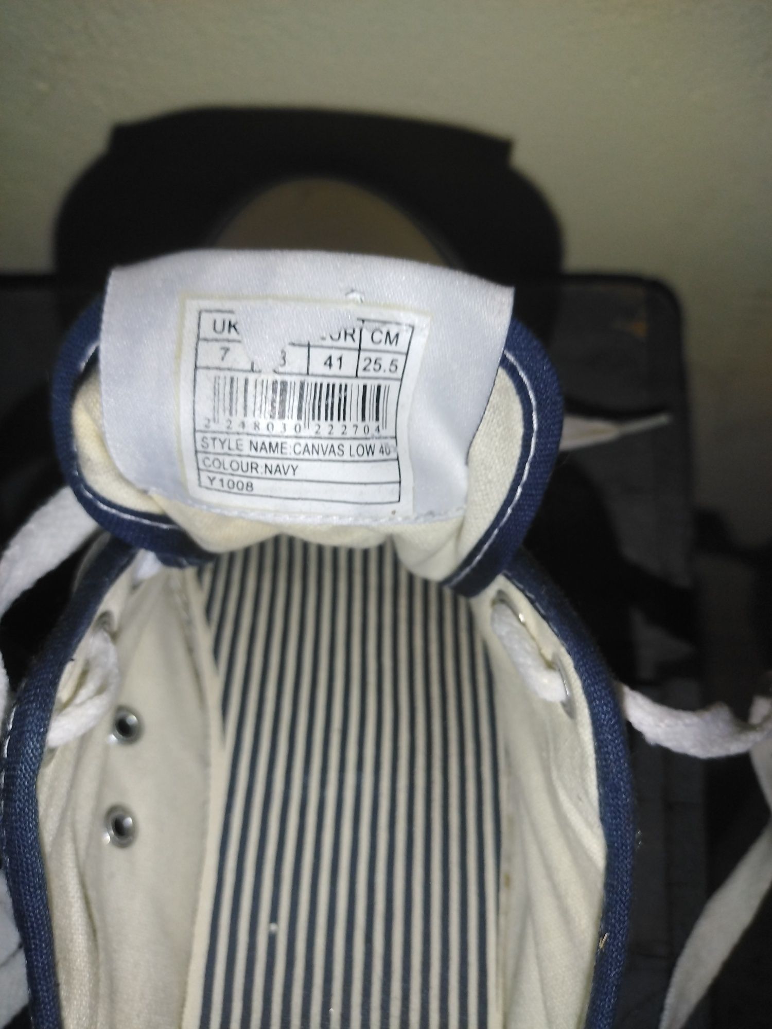 Trampki Dunlop navy