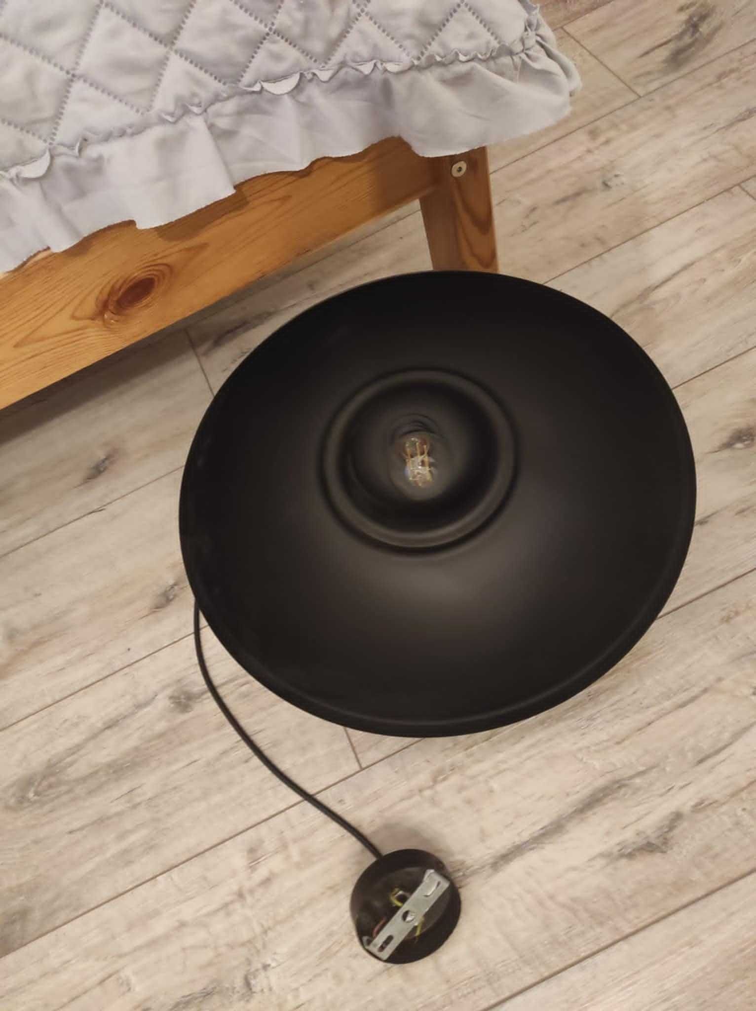 Modne czarne lampy wiszące 2 szt.