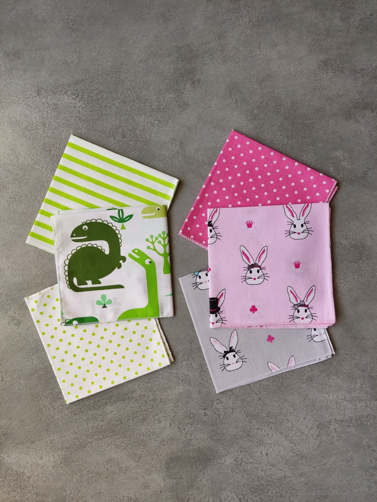 Нові носові хустинки для хлопчиків і дівчат, платочки детские