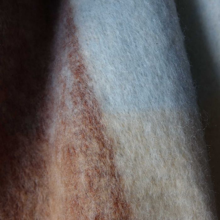 Kolorowy szal zimowy