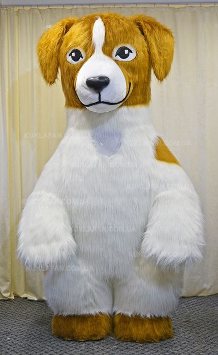 Веселий Пес Патрон Білий Мішка Ведмідь на День народження