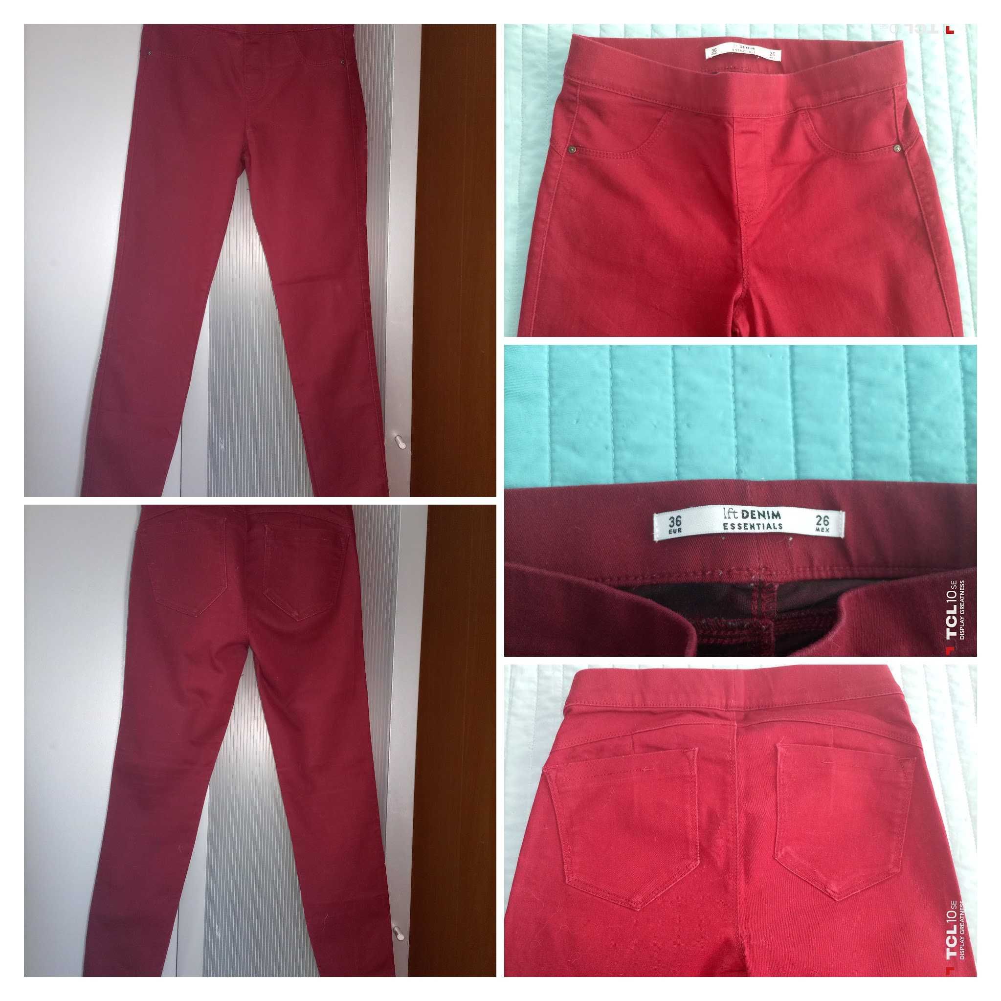 6 calças/ leggings tamanho 36