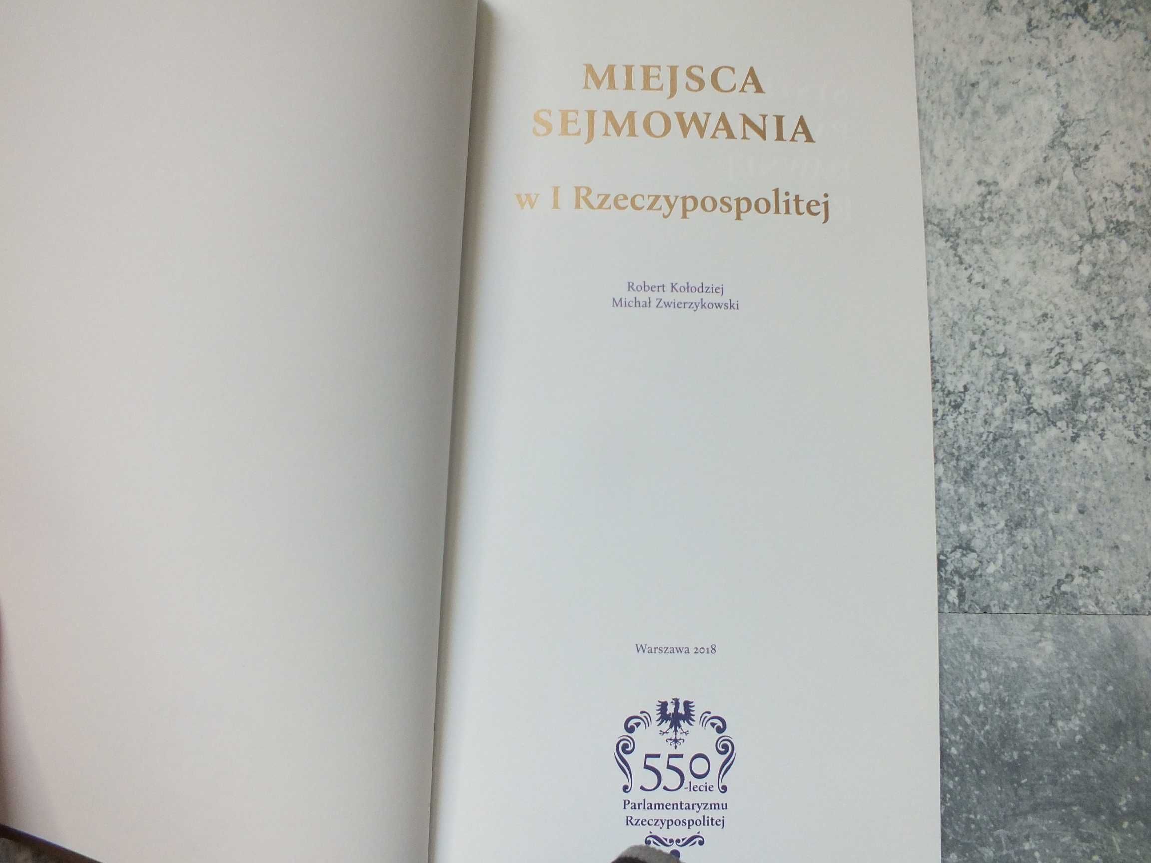 2szt. książki Jan Olszewski Obowiązek , Miejsca Sejmowania I RP ,NOWE