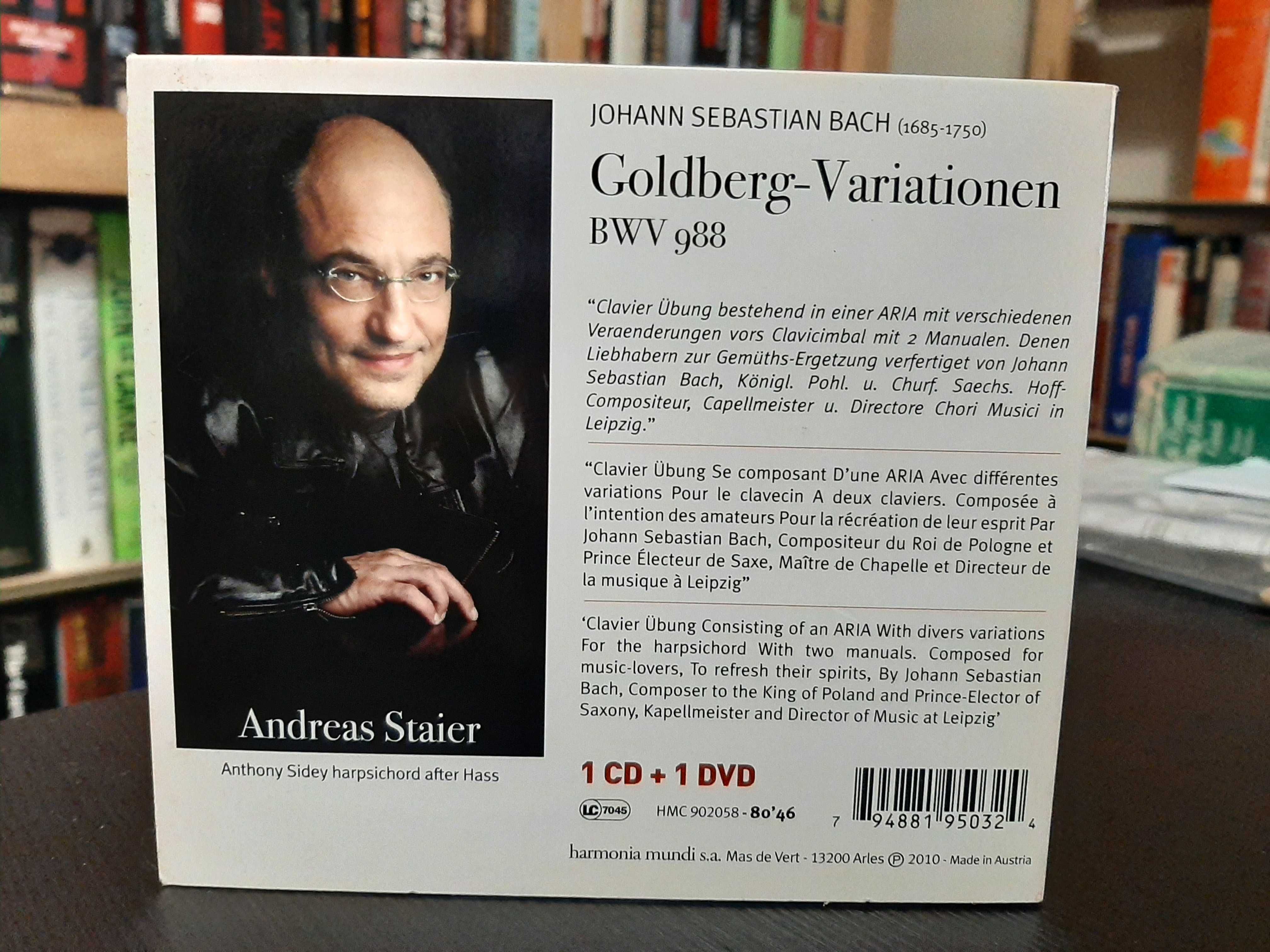 J.S. Bach – Goldberg-Variationen – Andreas Staier