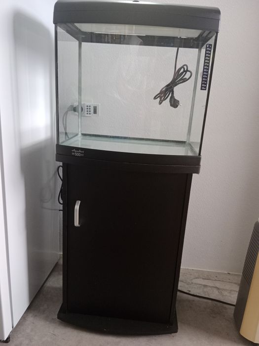 Aquário Aqua one AquaStart 500 + móvel +filtro externo