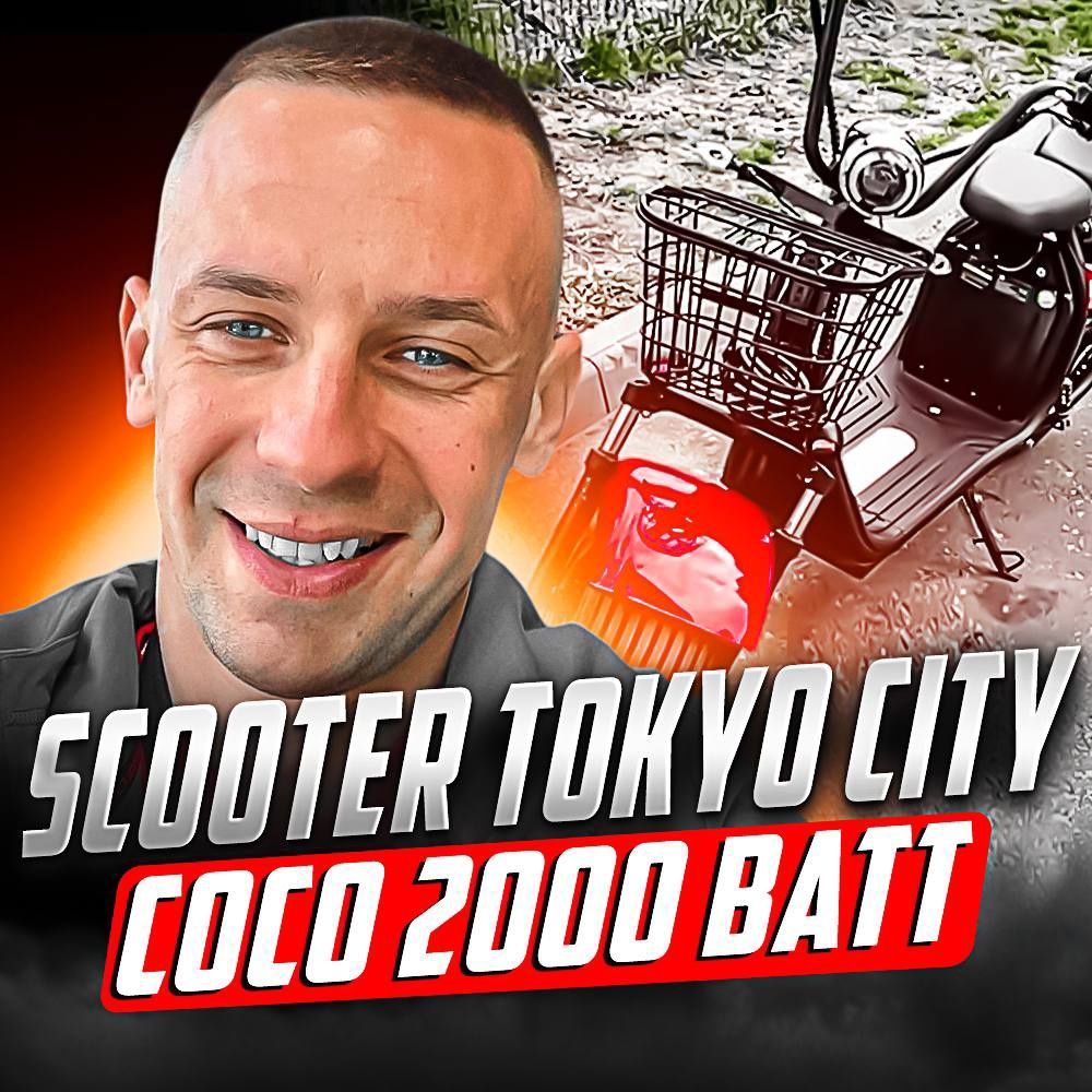 Скутер электро, 24 Ah, Tokyo City Coco, мопед, новый