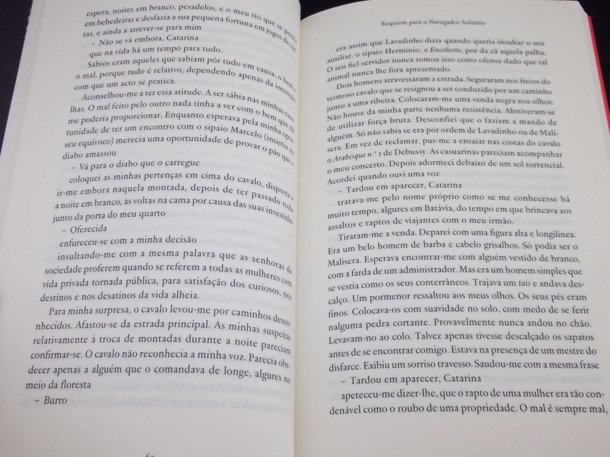 Livro Requiem para o navegador solitário Luís Cardoso 1ªed Autografado