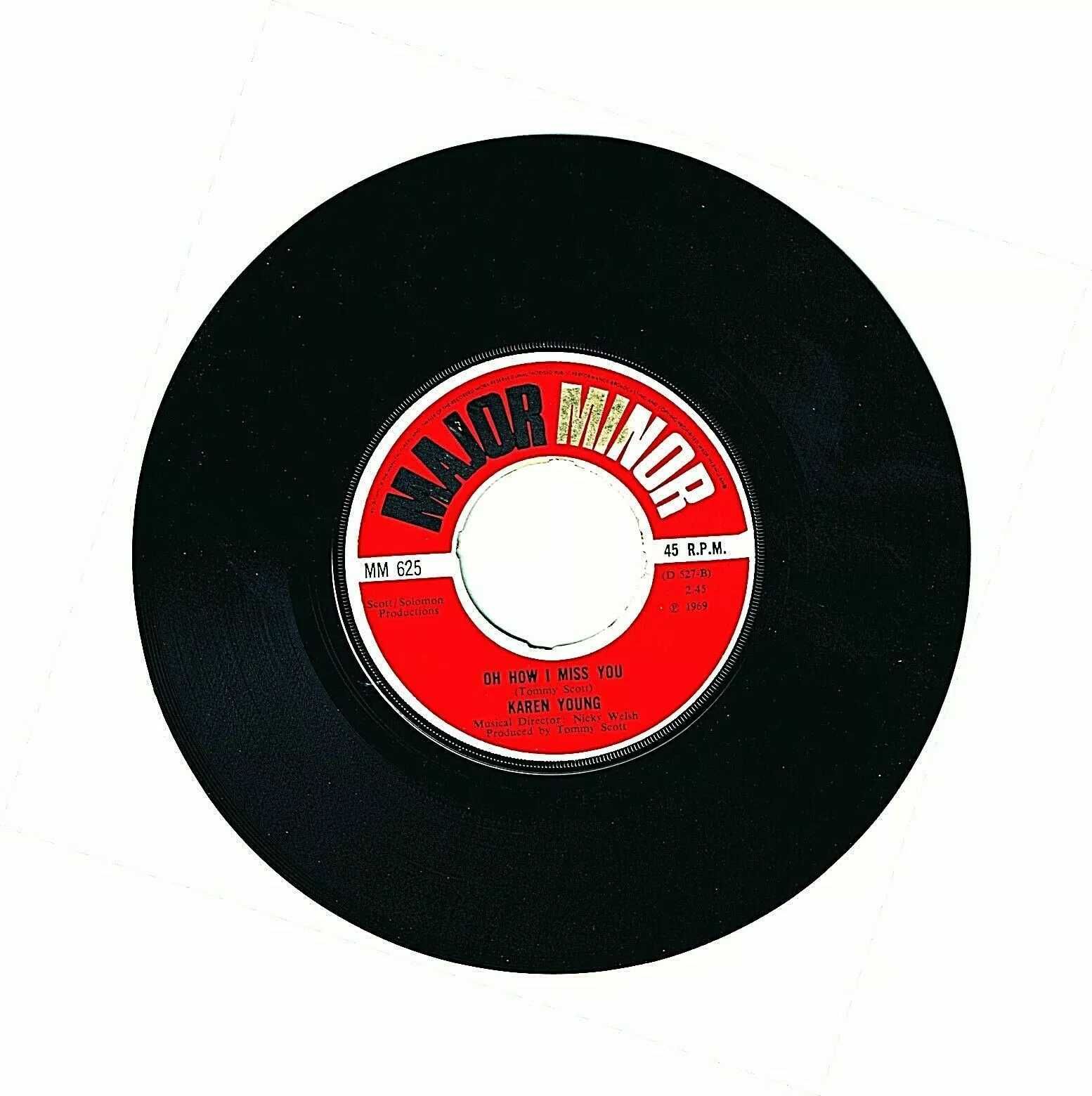 KAREN YOUNG Nobody's Child / Oh How I Miss You 7" made in Portugal