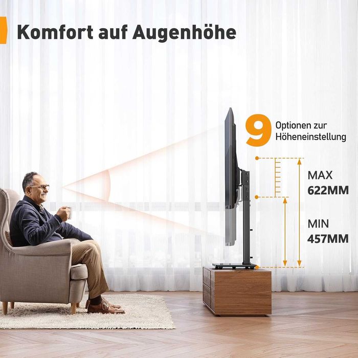 Stojak Podstawa Telewizora Uniwersalna 32-70 Cali Wytrzymała Konstrukc